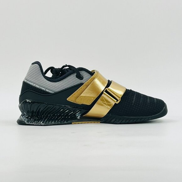 Nike Romaleos 4 \'Black Metallic Gold\' CD3463-001 Gym size 14 main image 6